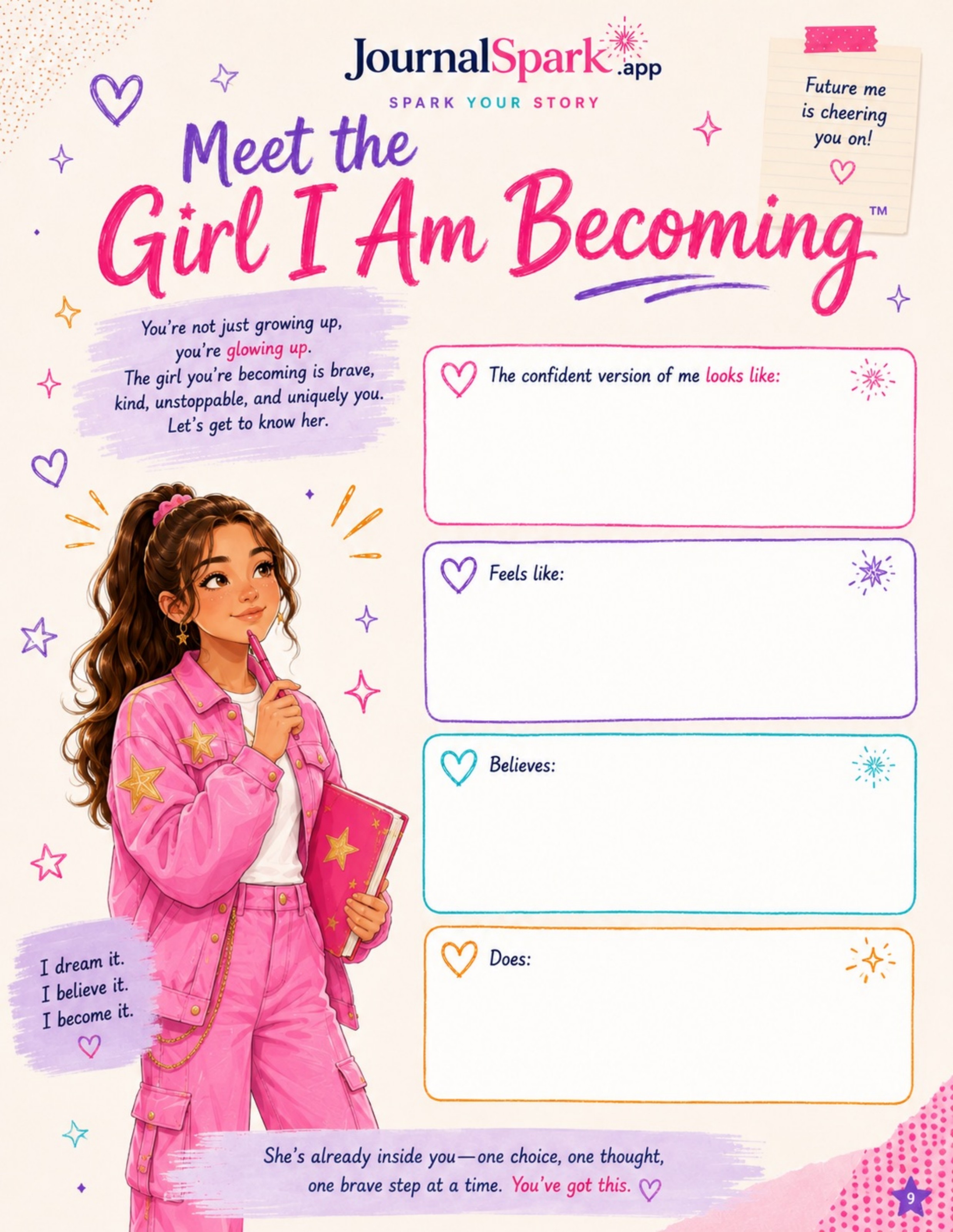 Meet the Girl I Am Becoming page from the guide